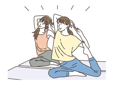 仕事帰りに通える